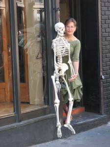 irma and skelly outside