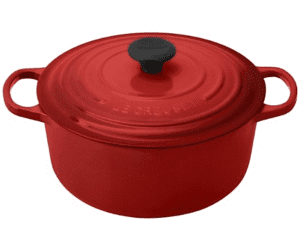 red ceramic cooking pot