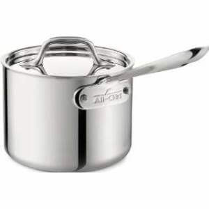 all clad sauce pan with lid
