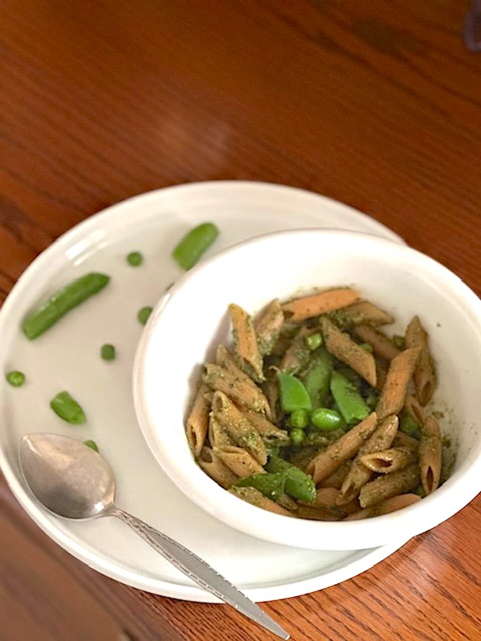 Pesto Pea Lentil Pasta - Food For Healthy Bones