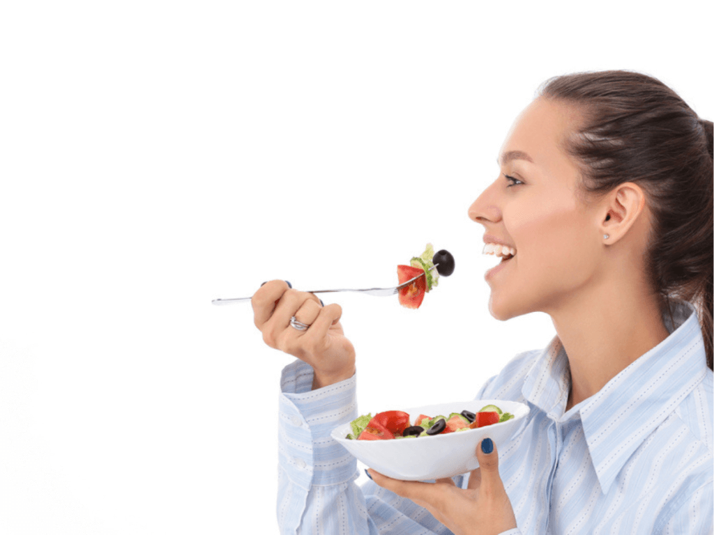 Woman Eating